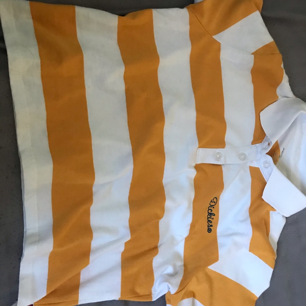 women yellow dickies top